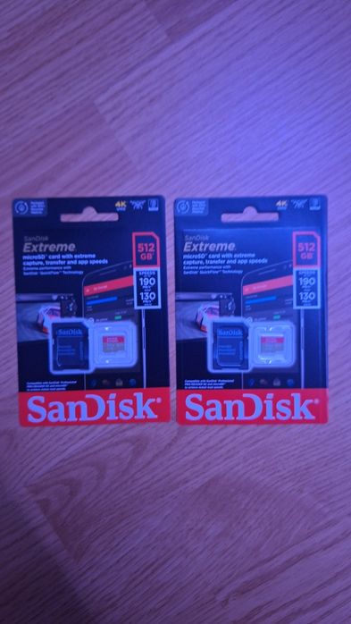 Card de memorie SanDisk Extreme microSDXC 512GB, pana la 190MB/s & 130