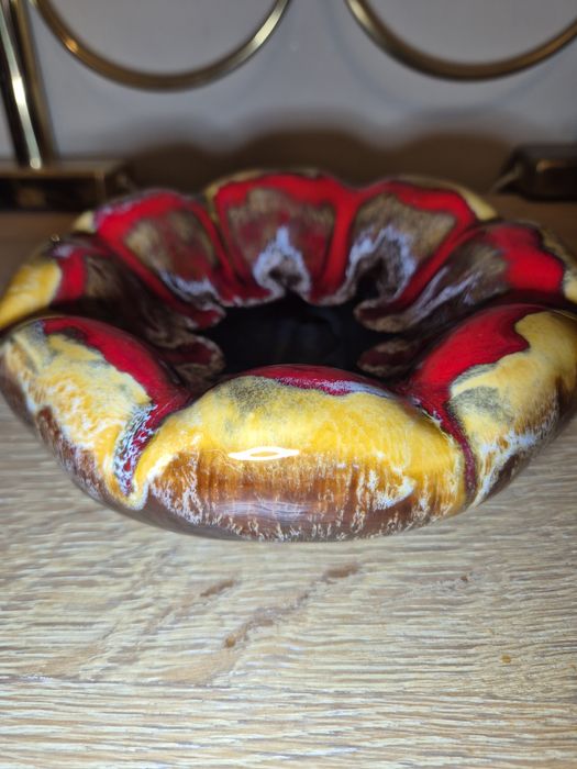 Scrumiera mare ceramica Vallauris anii 1950