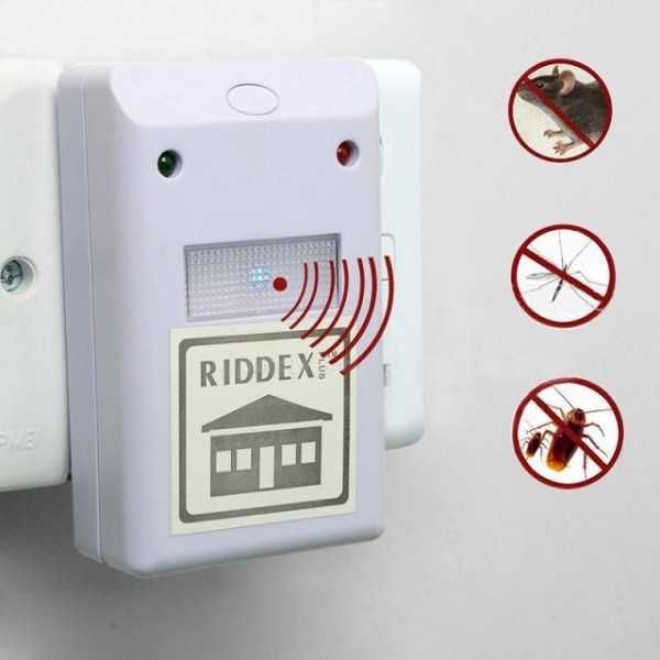 Електронен ултразвуков уред против вредители RIDDEX Plus Pestrepeller TV317