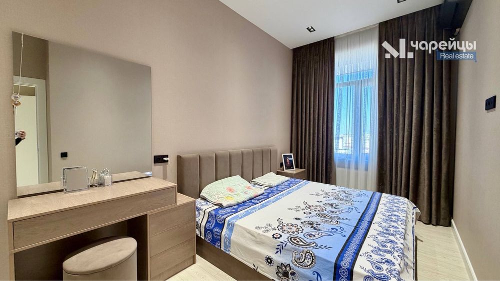 3-комнатная квартира с ремонтом в новостройке у метро Новза