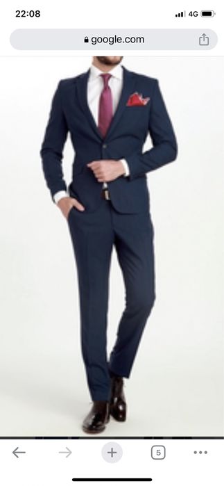 Продам мужской костюм бренд Агнер темно синего цвета