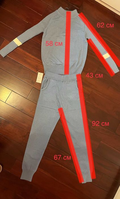 Нов елегантен спортен костюм. Размер S-M.