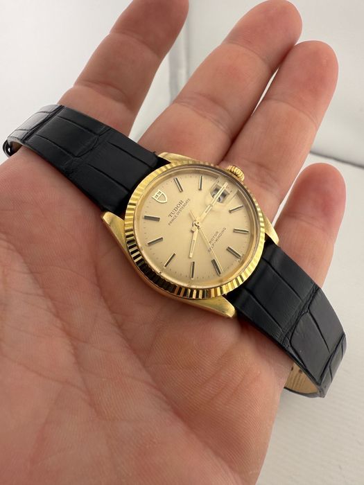Tudor Prince OysterDate Aur Masiv 18k