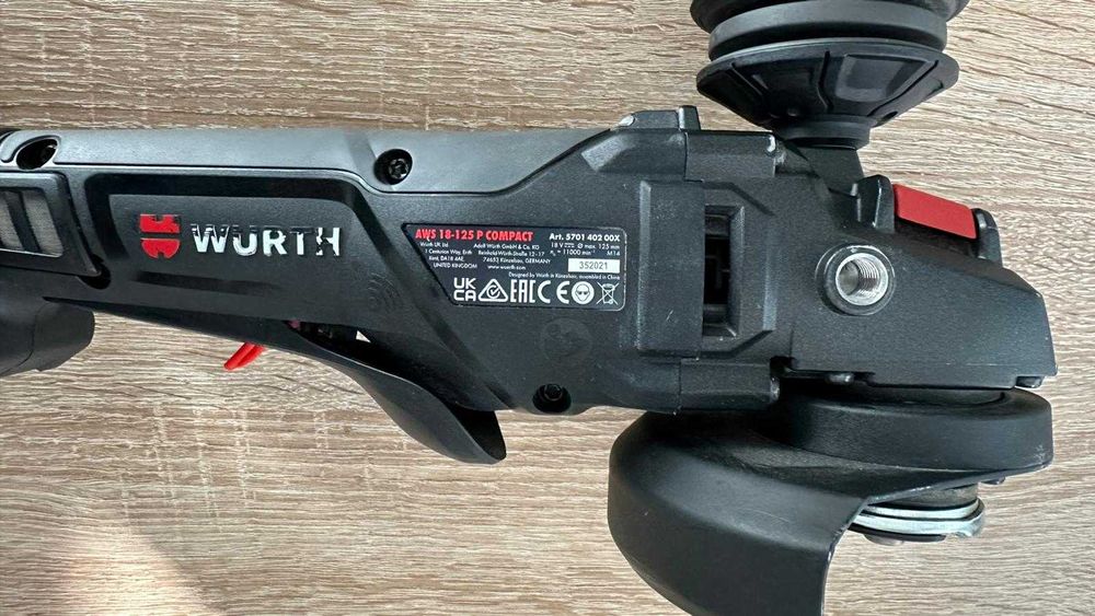 Flex Wurth EC AWS 18-125mm acumulator 5Ah MCube fara fir wireless poli