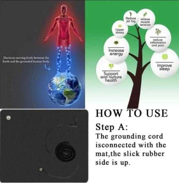 Заземяваща Постелка Заземителна Подложка Заземяващо Килимче Антистатик