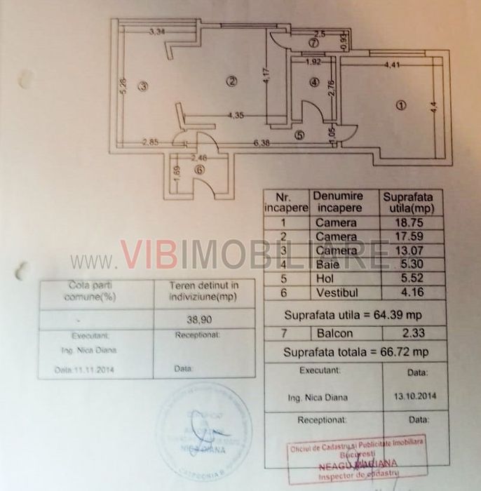 Apartament 2 camere ultracentral romulus popa soare