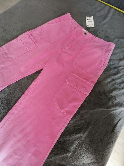 Blugi Zara stil cargo mărimea 44