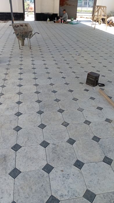 Укладка брусчатка