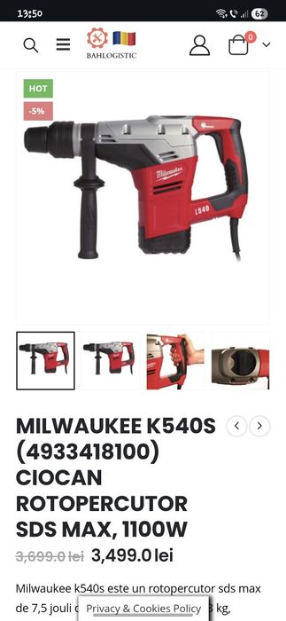 Rotopercutor Milwaukee