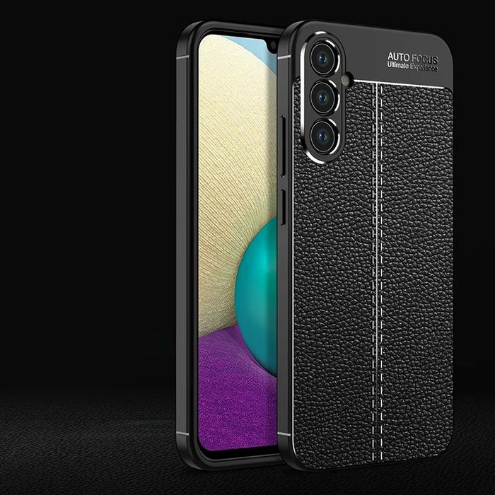 Samsung Galaxy A55 A35 A25 A15 A54 A34 A14/Лукс кейс гръб кожена шарка