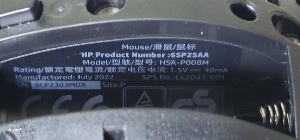 Mouse wireless HP Travel, Bluetooth, Negru