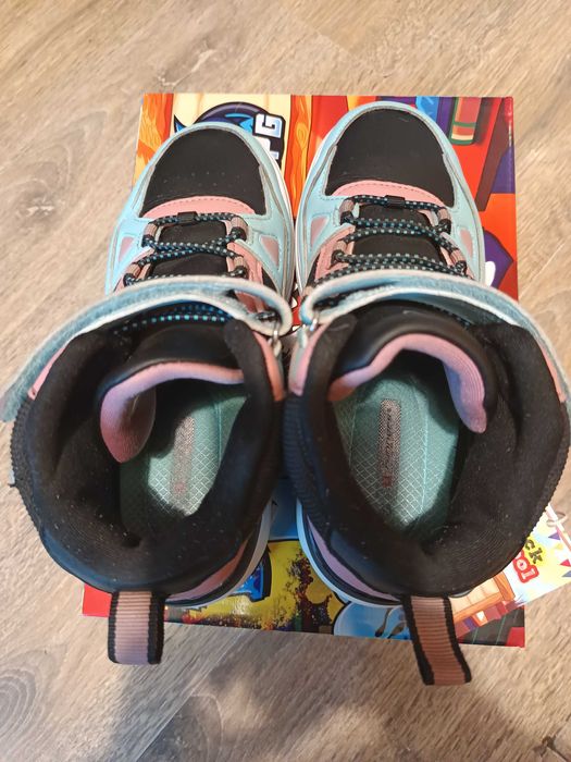 Детски зимни естествена кожа Trespass и боти черен лак