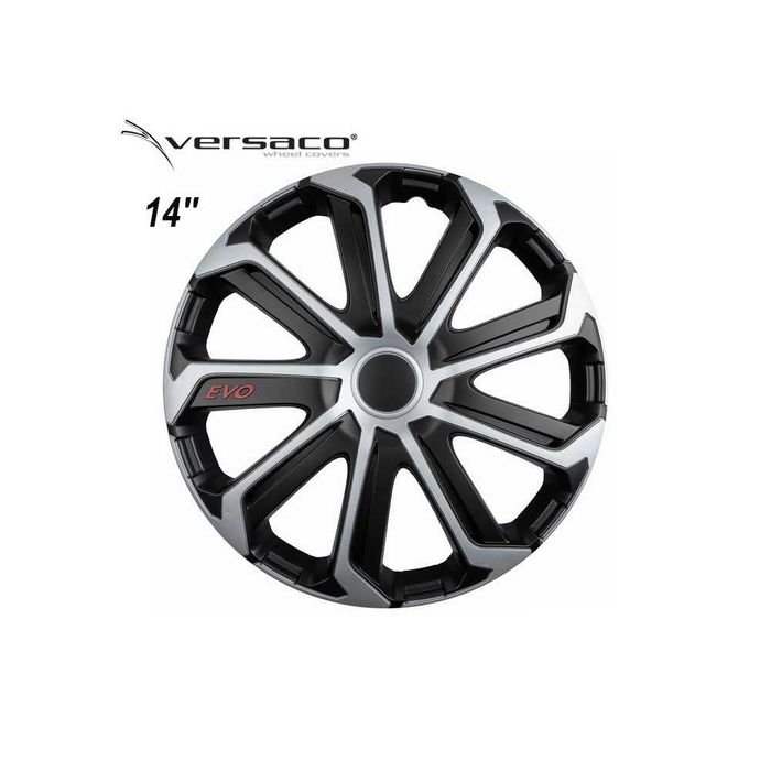 Versaco Slovakia Тасове за джанти 14'' Versaco EVO BLACK SILVER