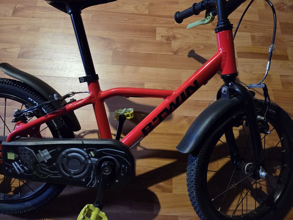 Vand bicicleta B'TWIN 16 INCH 4-6 ANI 900 RACING ROȘU