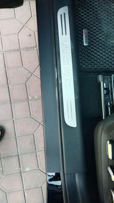 #Chery Tiggo Arrizo 6 pro Карбонвая наклейка на парог