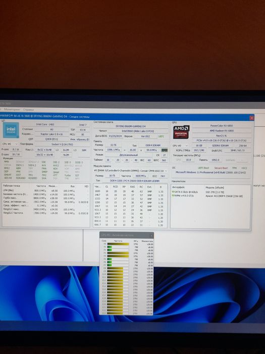 I9 13900ES + RX 6800
