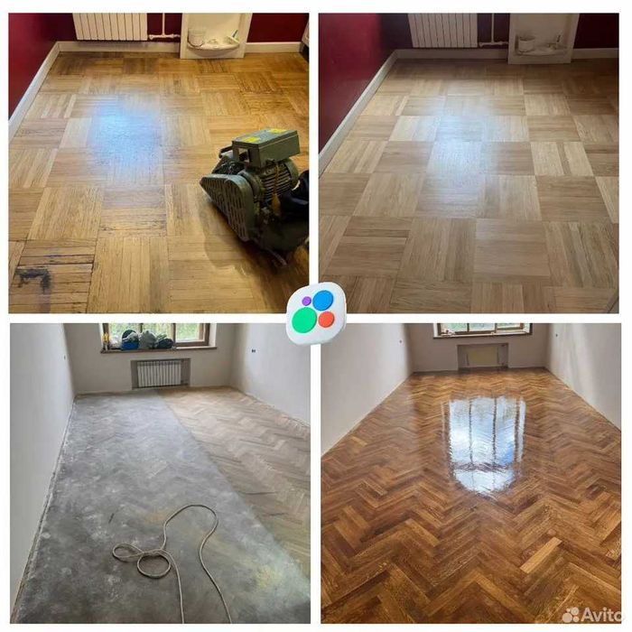 Шлифовка паркета и ремонт деревянных полов|Опыт 25 лет, доступные цены