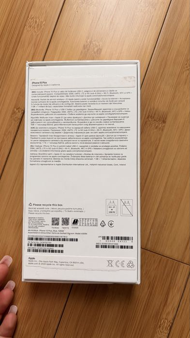 Iphone 15 plus 128 GB Blue