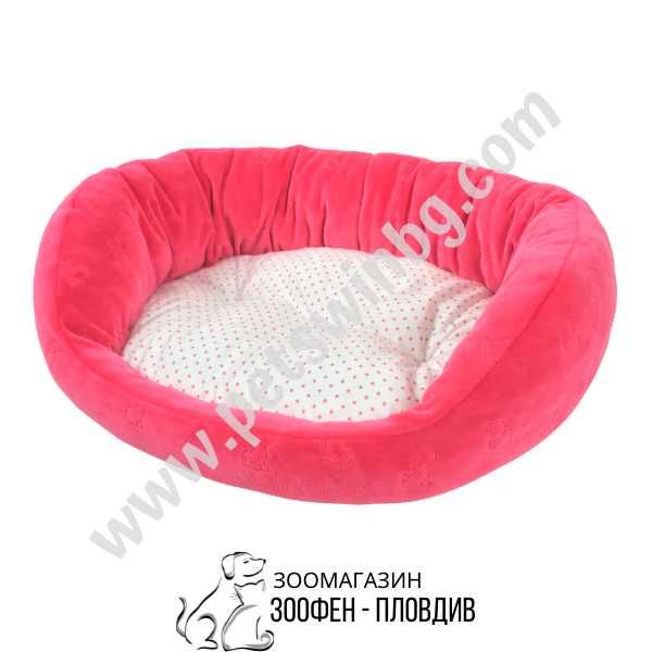 Легло за Домашен Любимец - S, M, L размер - Розово-Бяла разцветка