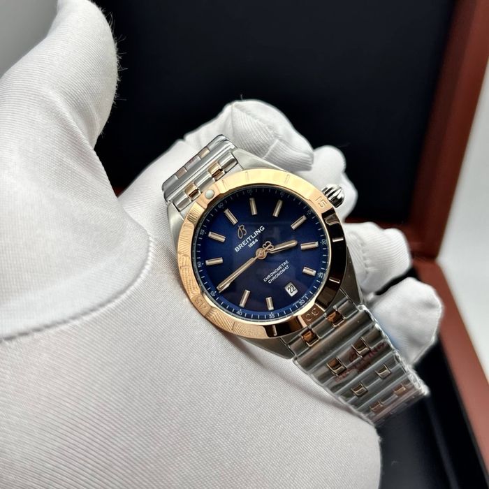Ceas breitling chronomat blue dial 36,mm
