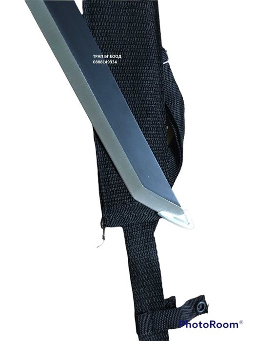 Катана Меч Танто Две разцветки  с кания за носене на гръб Мачете