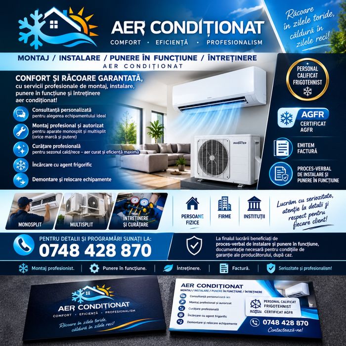 Montaj/Instalare sisteme de AER CONDITIONAT ( judetul Brasov )