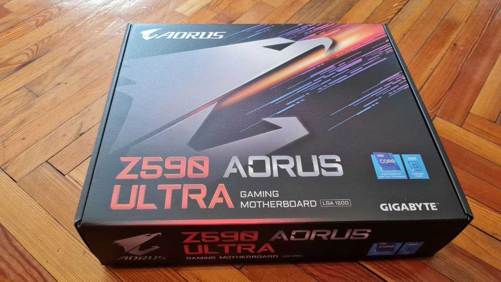 Новая материнская плата GIGABYTE Z590 AORUS ULTRA. Сокет LGA 1200.