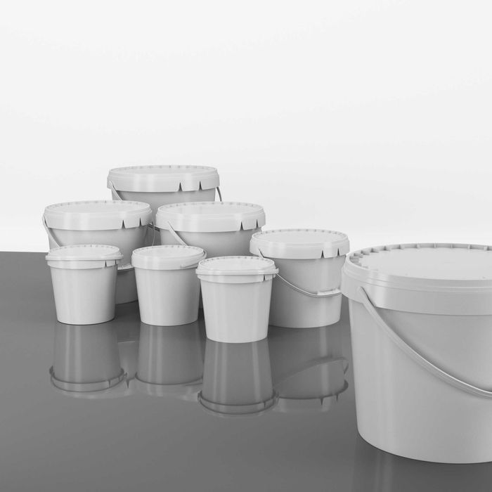 ведро пластиковое, ведро для травертина, ведро для строительства