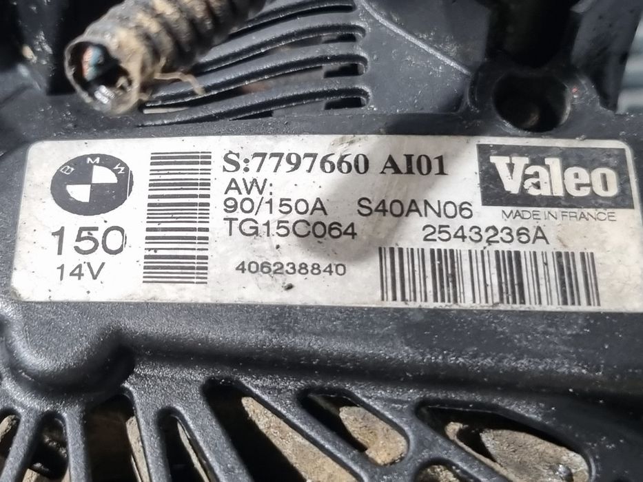 Alternator BMW X3 E83 Facelift 2.0 Diesel - 150CP 1995CC M47 Euro4 (1524) ...