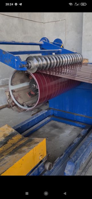 Tunuka rulon kesish uskunasi sotiladi