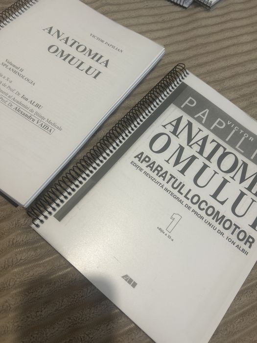 Anatomia Omului Victor Papilian Volumul 1 si 2