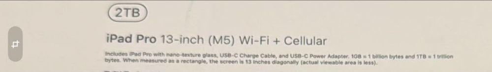 iPad Pro 13″ (M5), 2 ТБ, Wi‑Fi + Cellular, черный + Apple pencil Pro.