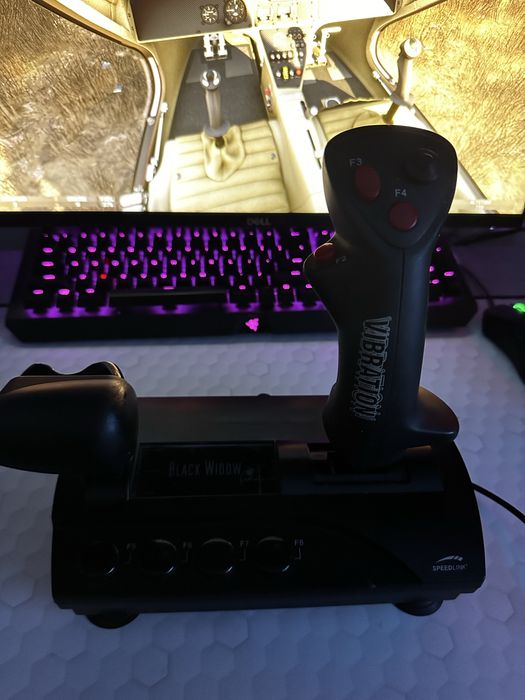 Joystick black widow. Pentru simulator