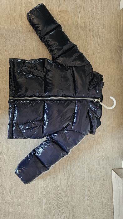 Geaca United Colors of Benetton 1-2 ani 82 cmalbastra