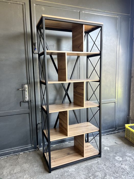 Loft stellaj kitob javoni