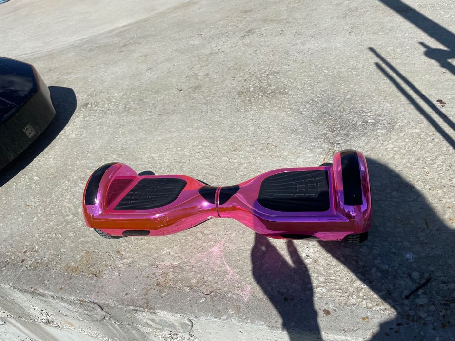 Hoverboard Roz Cromat 6.5 inch – Stare bună de funcționare