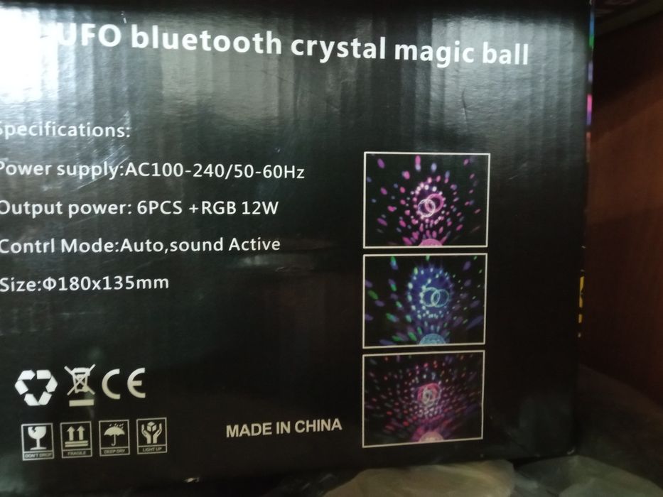 Boxă bluetooth disco party neportabilă