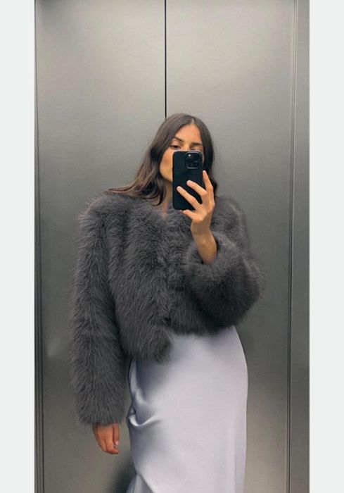 Geaca blana Zara Xs
