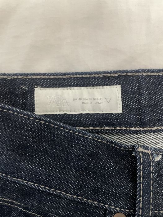 ZARA jeans raw denim baloon fit