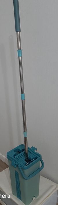 Ведро  со  шваброй