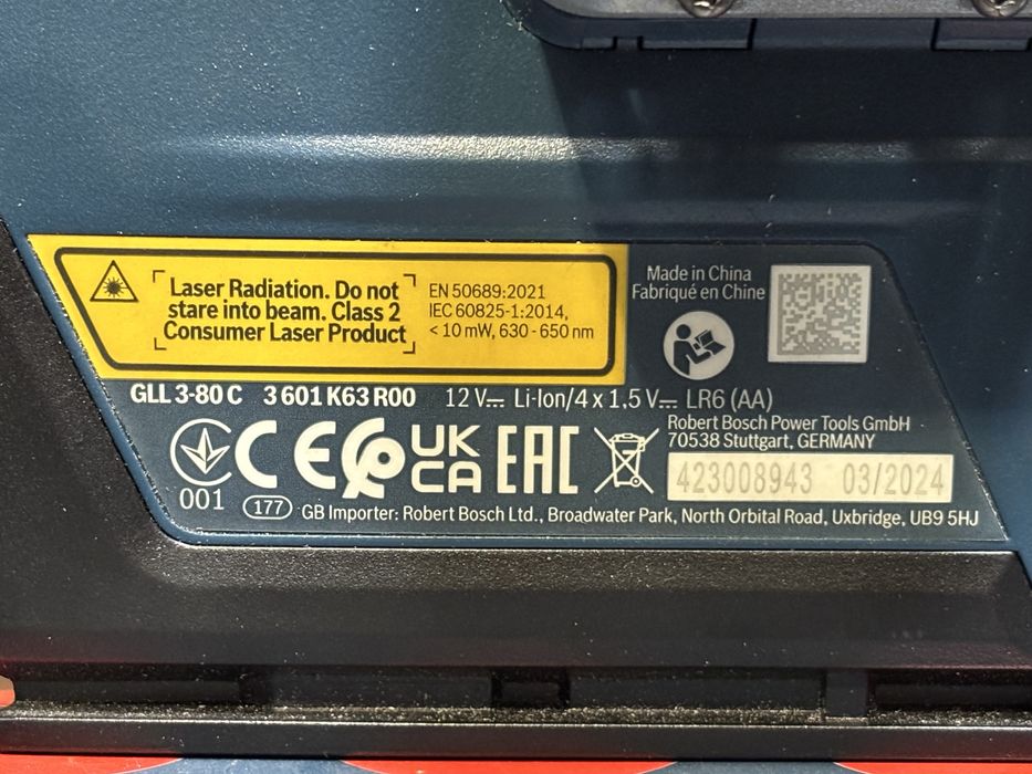 MDM vinde: Set Nivela Laser Bosch GLL 3-80 C