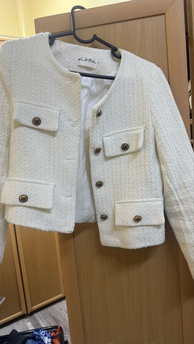 женский твидовый пиджак