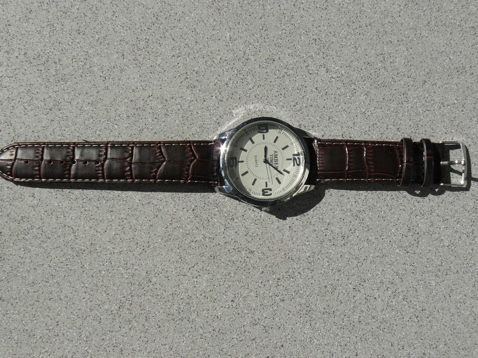 Ceas Barbati AMBER TIME Noi 8 Modele Mecanism Quartz Curea Piele Eco