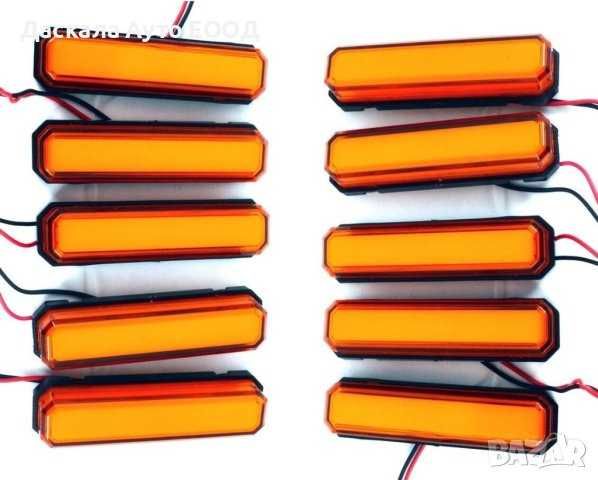 1бр. Диодни LED Лед габарити НЕОН светлина 12-24V, 3 цвята