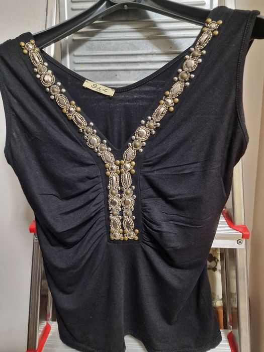 Bluză damă de ocazie și nu numai marca S&L Paris  măs.umeri 44cm lg 55
