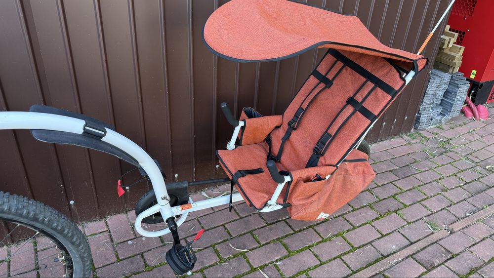 Remorca bicicleta copii