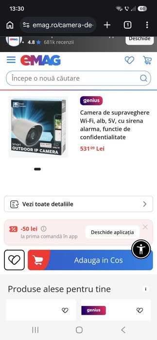 Camere video nou sigilate