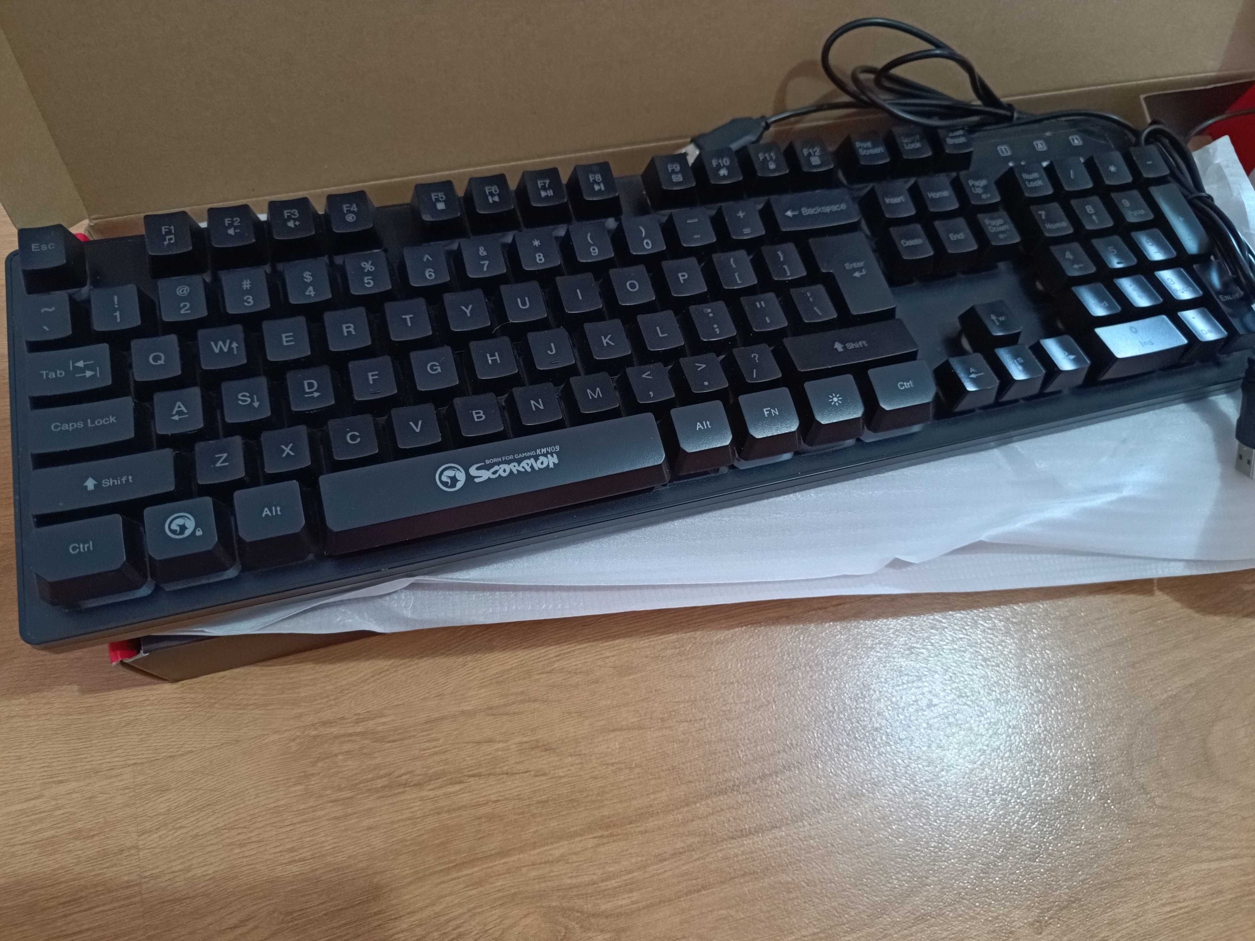 Kit Gaming MARVO KM409 tastatura si mouse negru Buzau OLX.ro