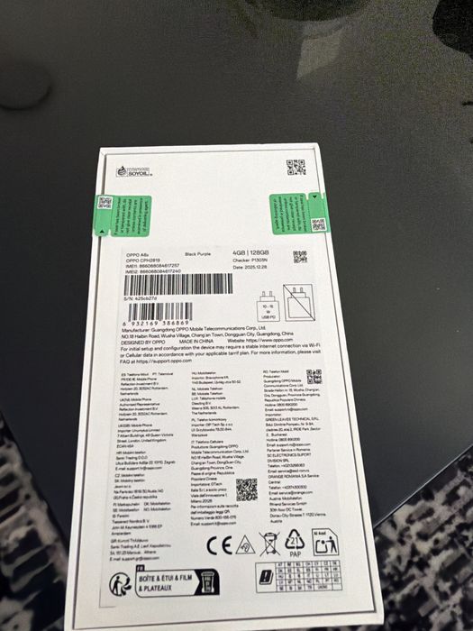 Oppo A6x Black Purple