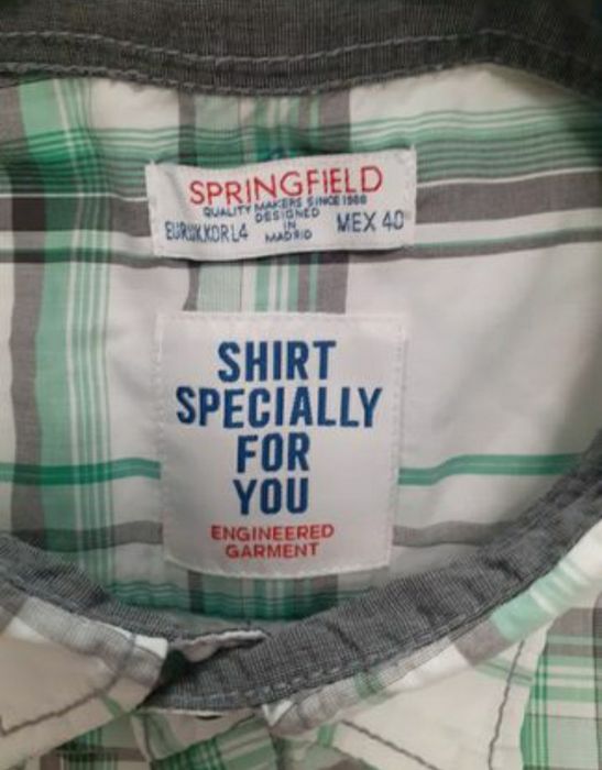 3 camasi Springfield, maneca scurta, L slim